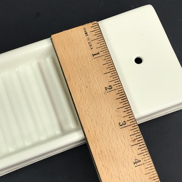 Nora Fleming Soap Dish SD01 Cream Pearl Dot - Picture 9 of 10